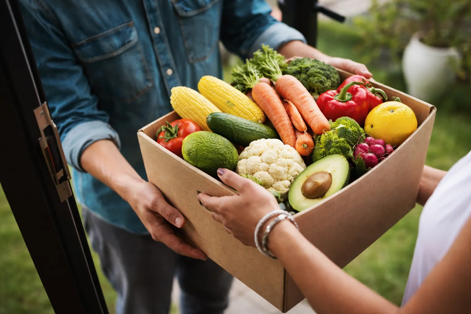 המחשה לחנות ירקות ופירות